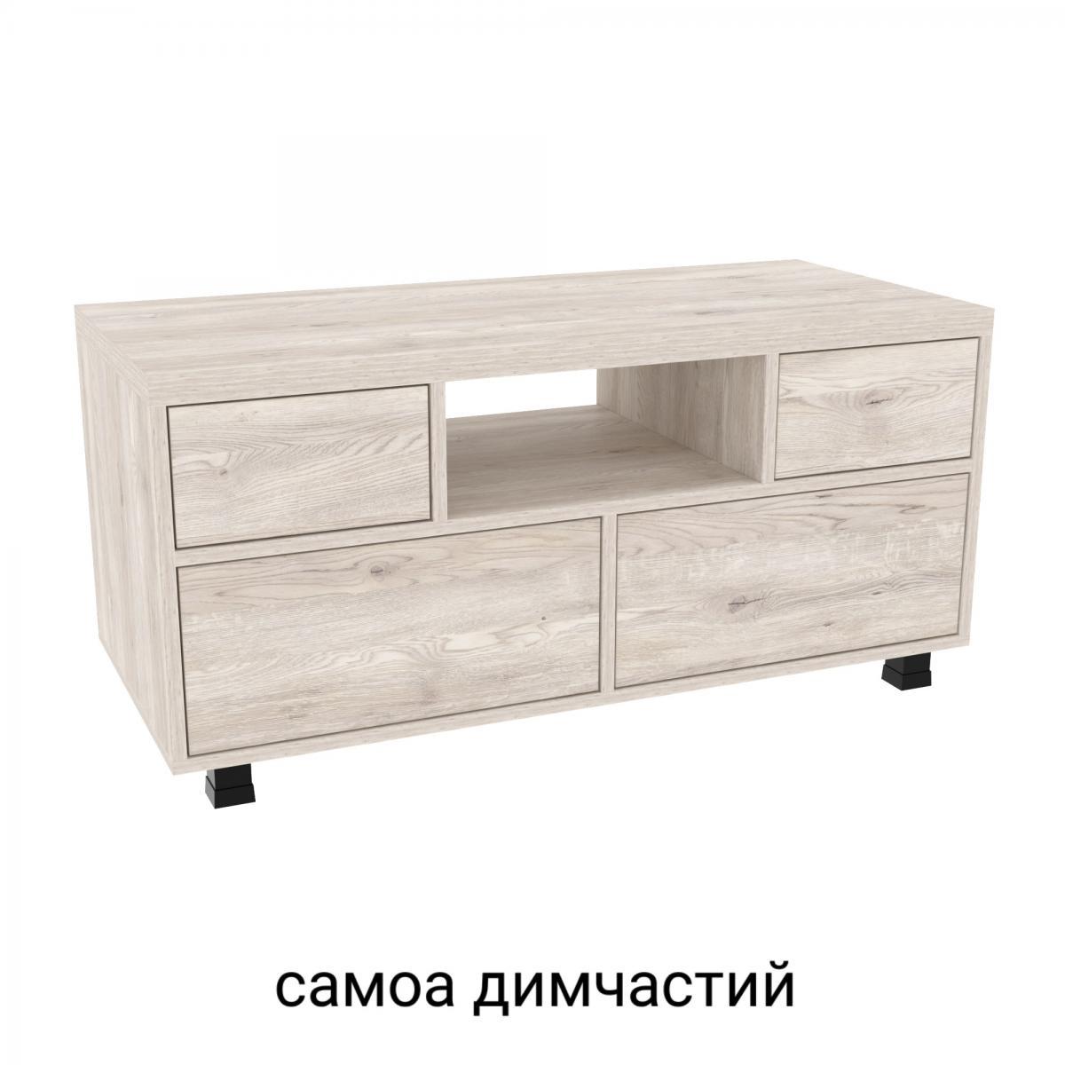 Тумба под телевизор TV2 Самоа дымчастый