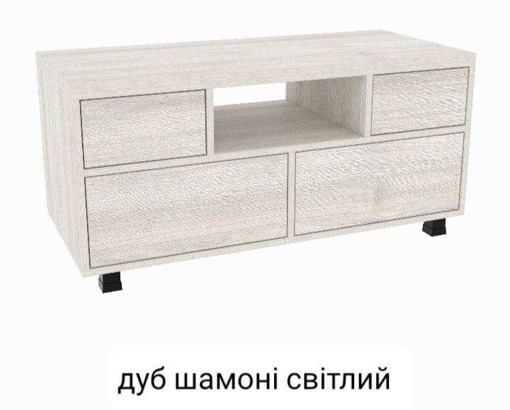 Тумба под телевизор TV2 Дуб Шамони Светлый