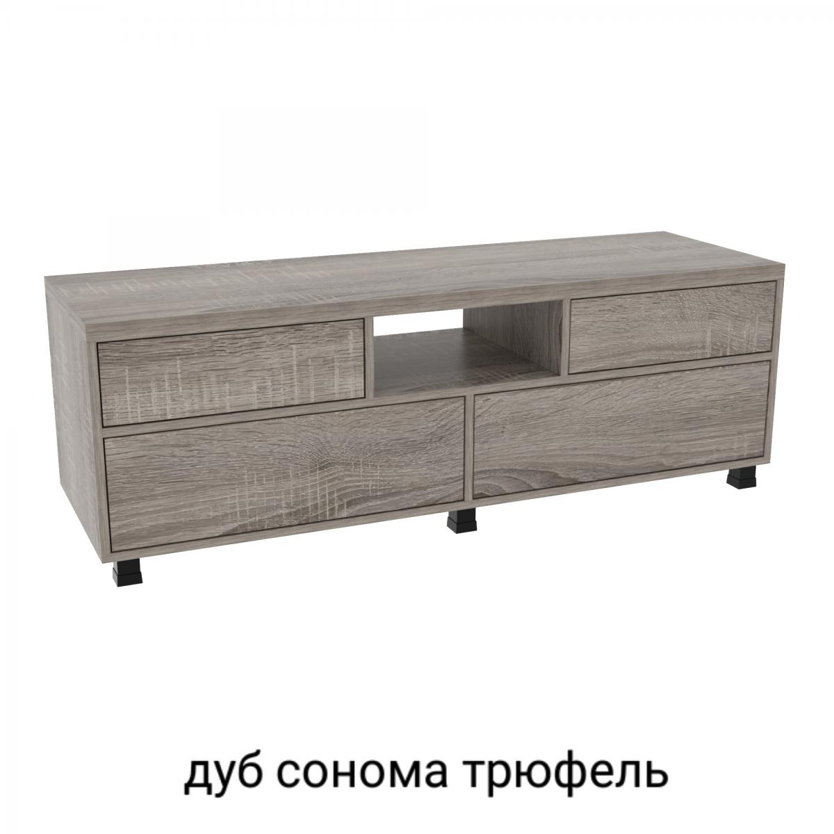 Тумба под телевизор TV3 Дуб Сонома Трюфель