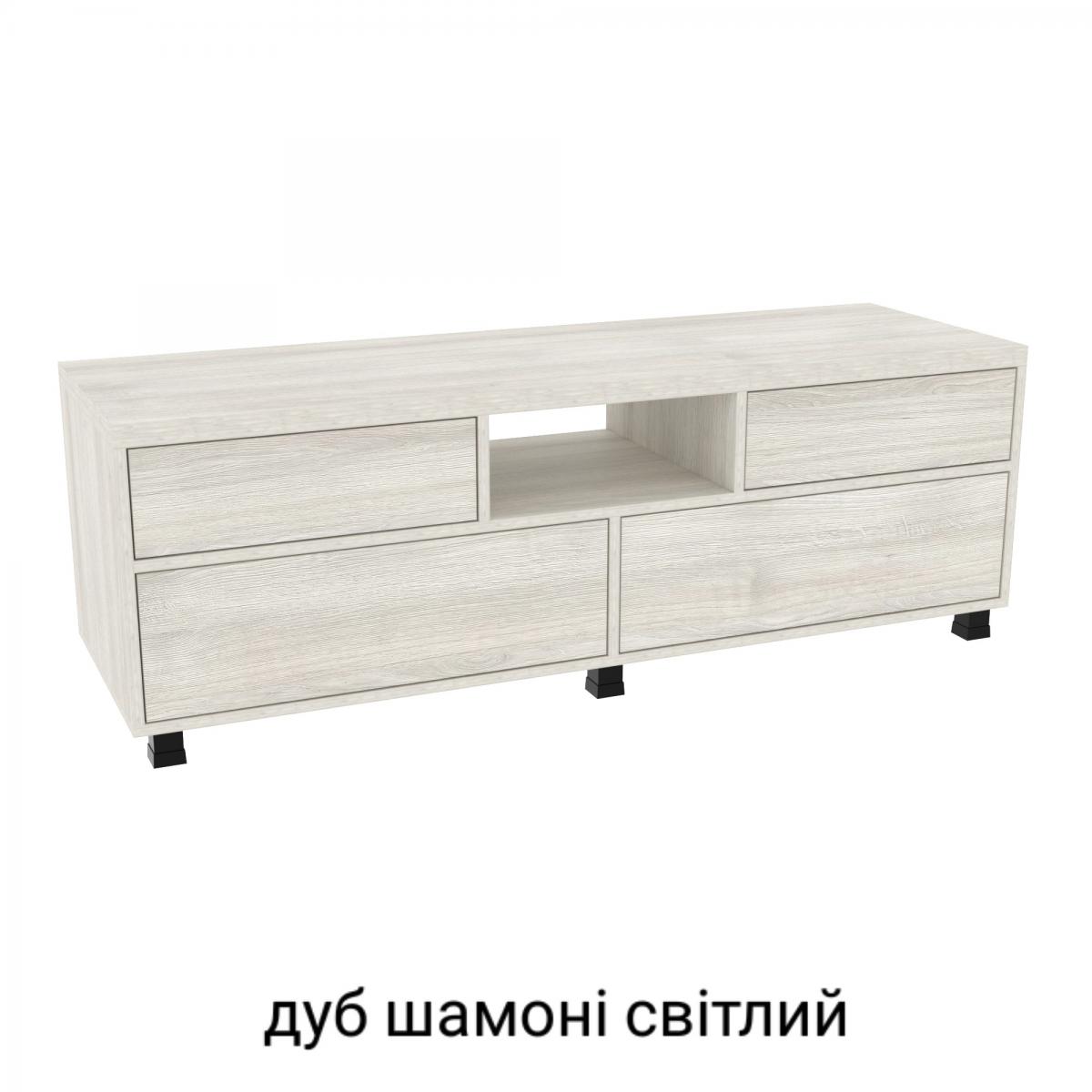 Тумба под телевизор TV3 Дуб Шамони Светлый