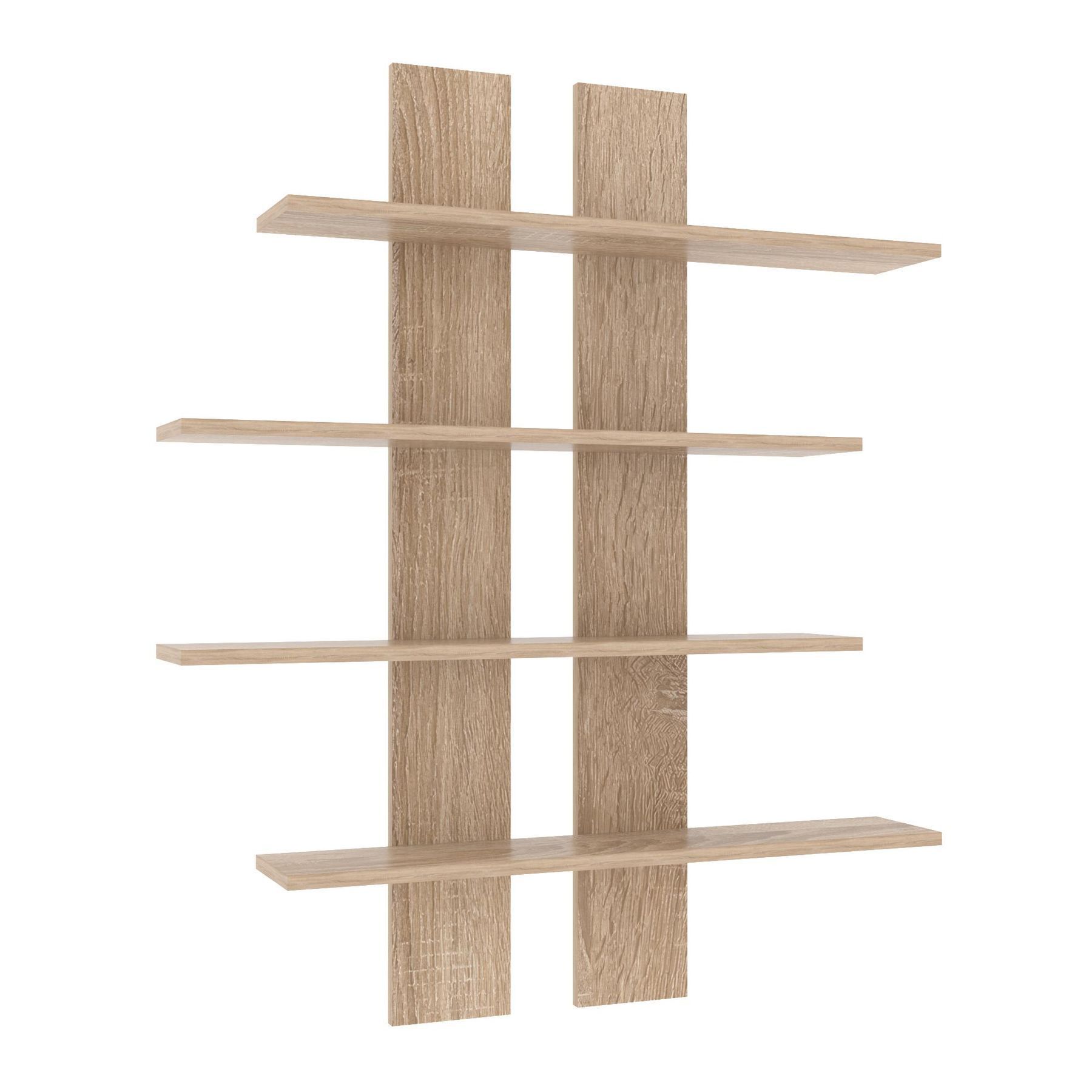 Полка навесная ПН-6, Дуб Сонома, 910/160/1100