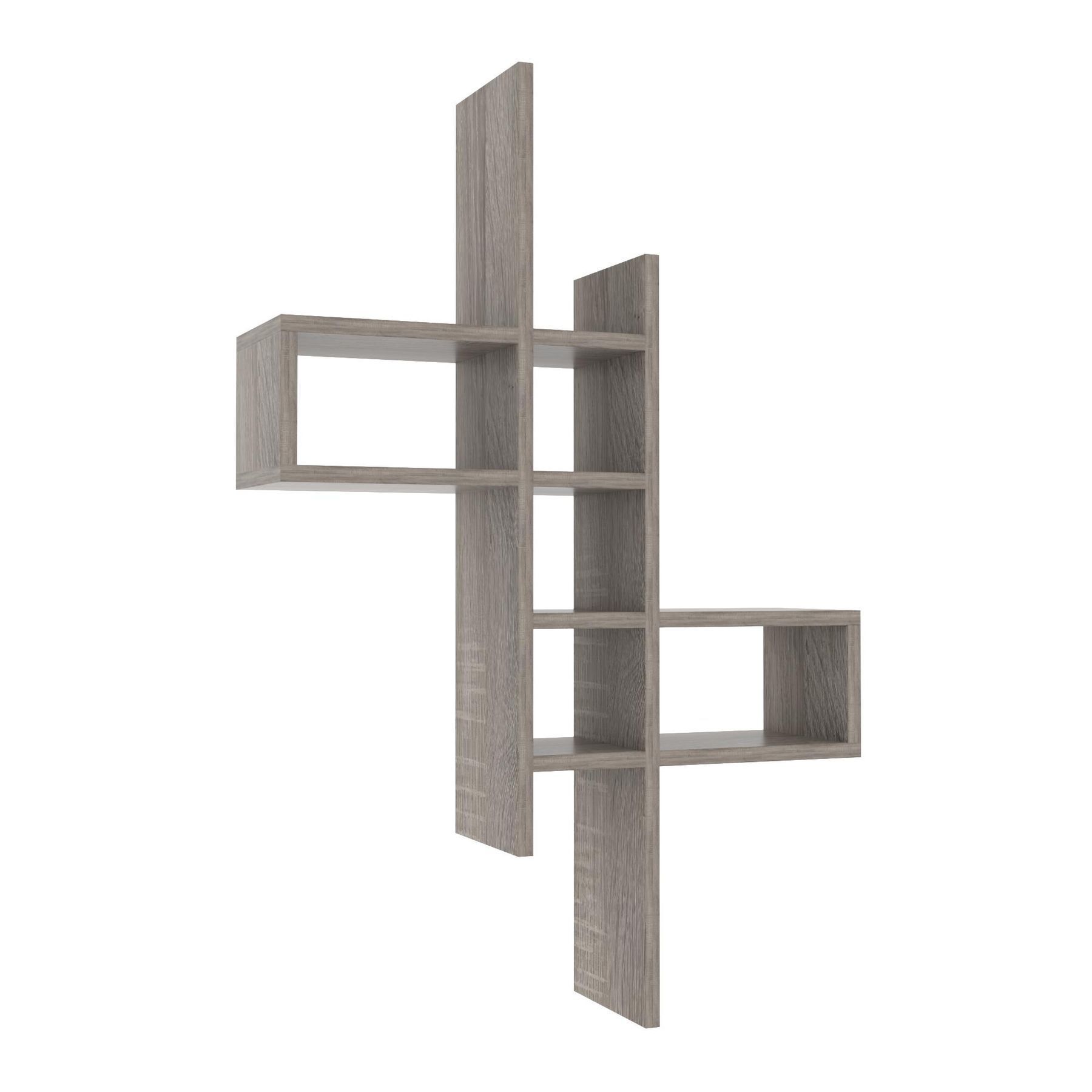 Полка навесная П-2, Дуб Сонома Трюфель, 630/180/960