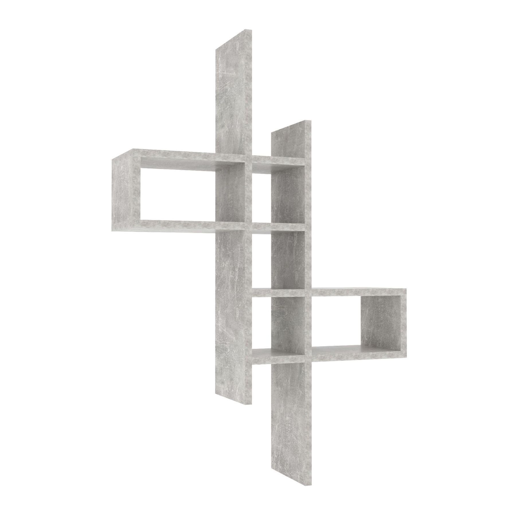 Полка навесная П-2, Бетон, 630/180/960