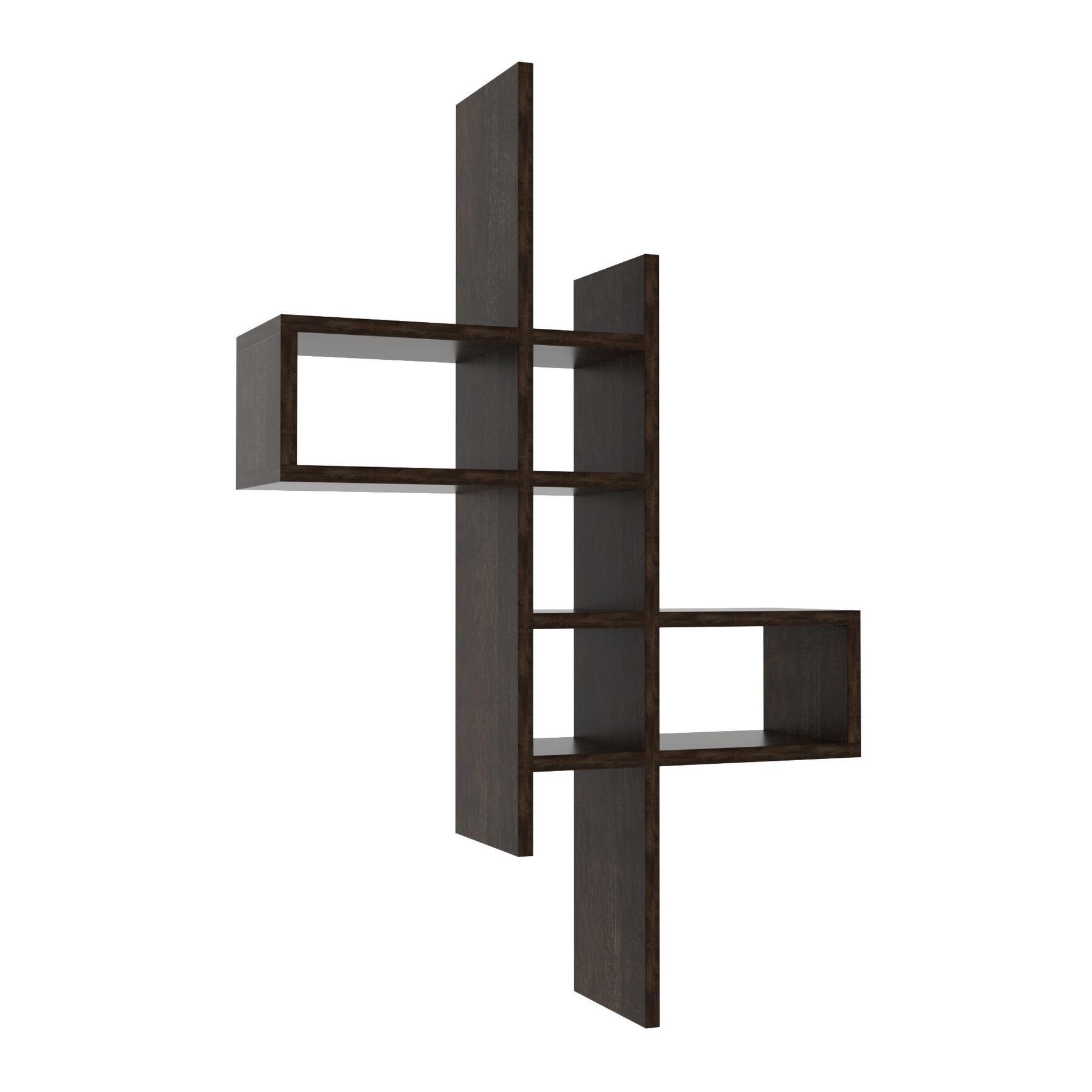 Полка навесная П-2, Дуб Конкордия, 630/180/960