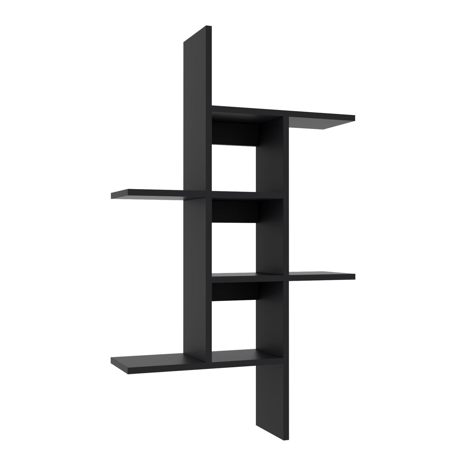 Полка навесная ПН-7, Антрацит, 630/180/1070