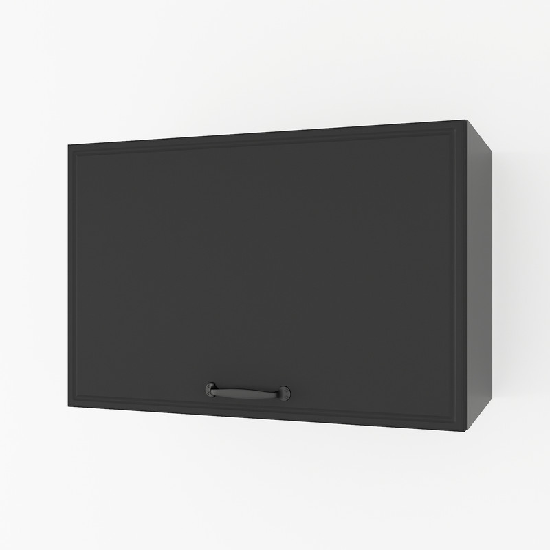 Шкаф навесной 600мм,вытяжка К-52 Черный