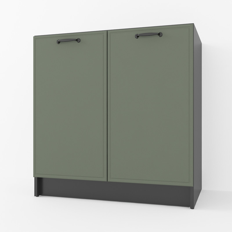 Тумба низ 800мм, К-66(без столешницы) Черный+Камуфляж