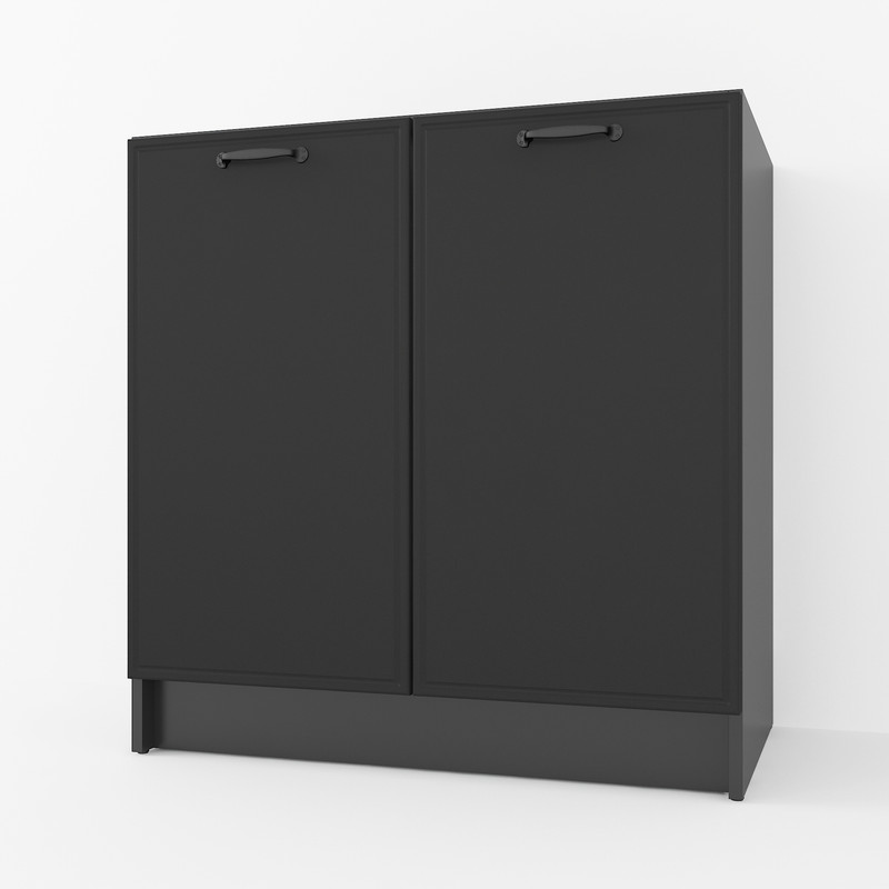 Тумба низ 800мм, К-66(без столешницы) Черный