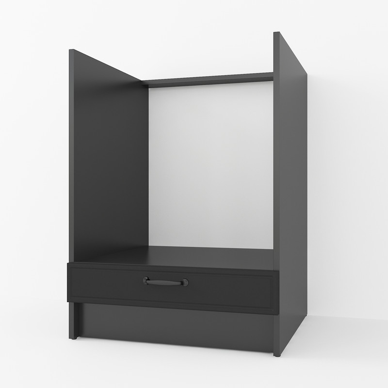 Тумба под духовку 600мм К-56 (столешницы) Черный