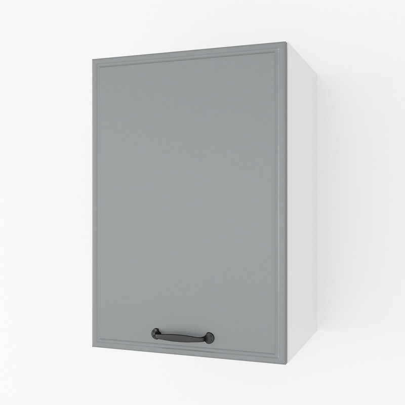 Шкаф навесной 400мм К-51 Белый+Асфальт