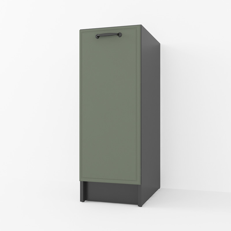 Тумба низ 300мм К-57(без столешницы) Черный+Камуфляж