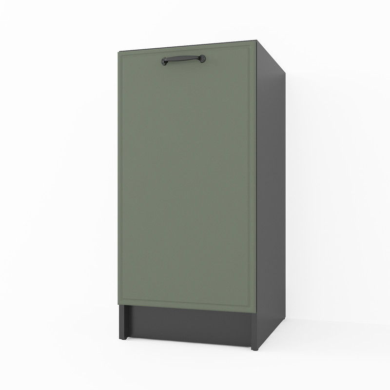 Тумба низ 400мм (без столешницы) К-64 Черный+Камуфляж