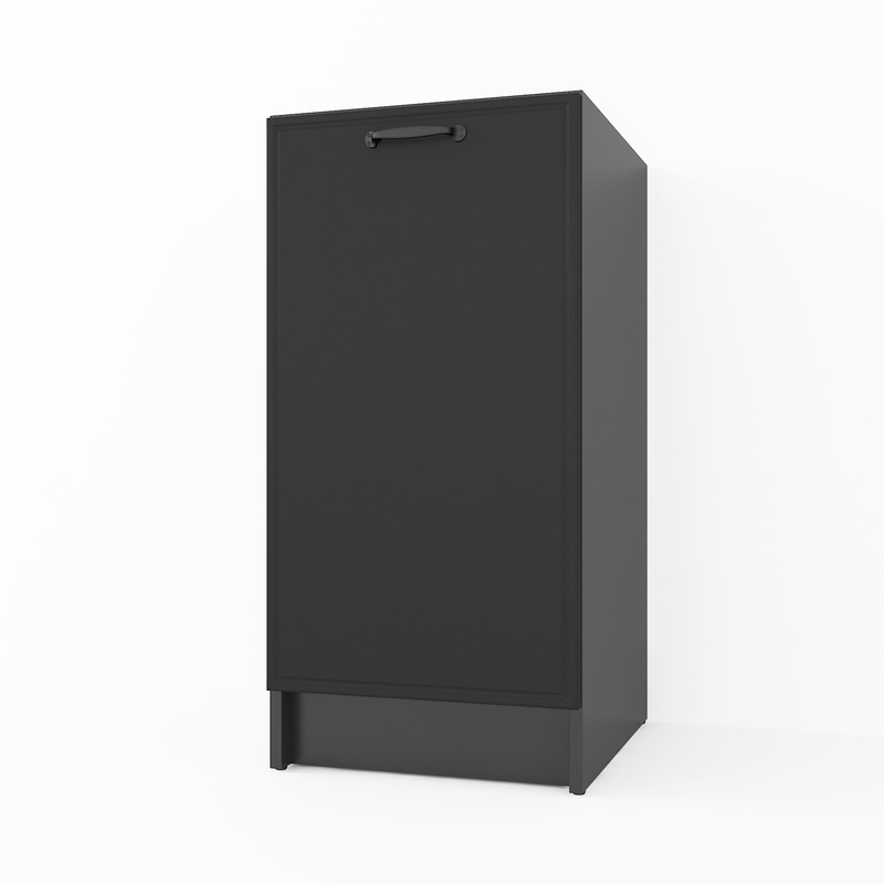 Тумба низ 400мм (без столешницы) К-64 Черный