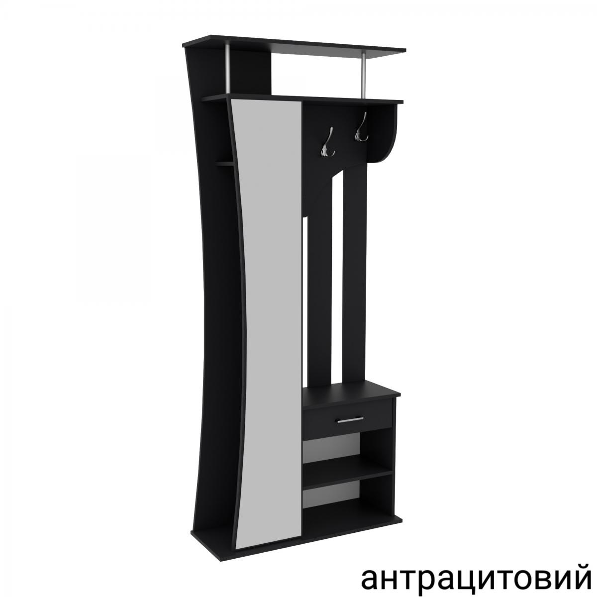 Прихожая SOLO 8 900мм Антрацытовый