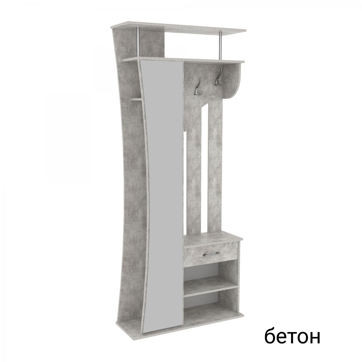 Прихожая SOLO 8 900мм Бетон