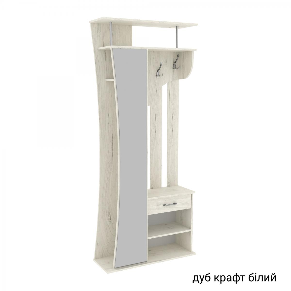Прихожая SOLO 8 900мм Дуб Крафт Белый