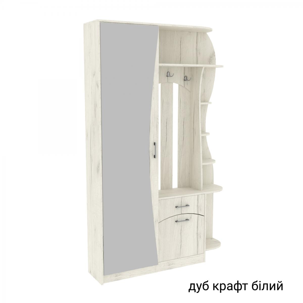 Прихожая SOLO 9 1300мм Дуб Крафт Белый