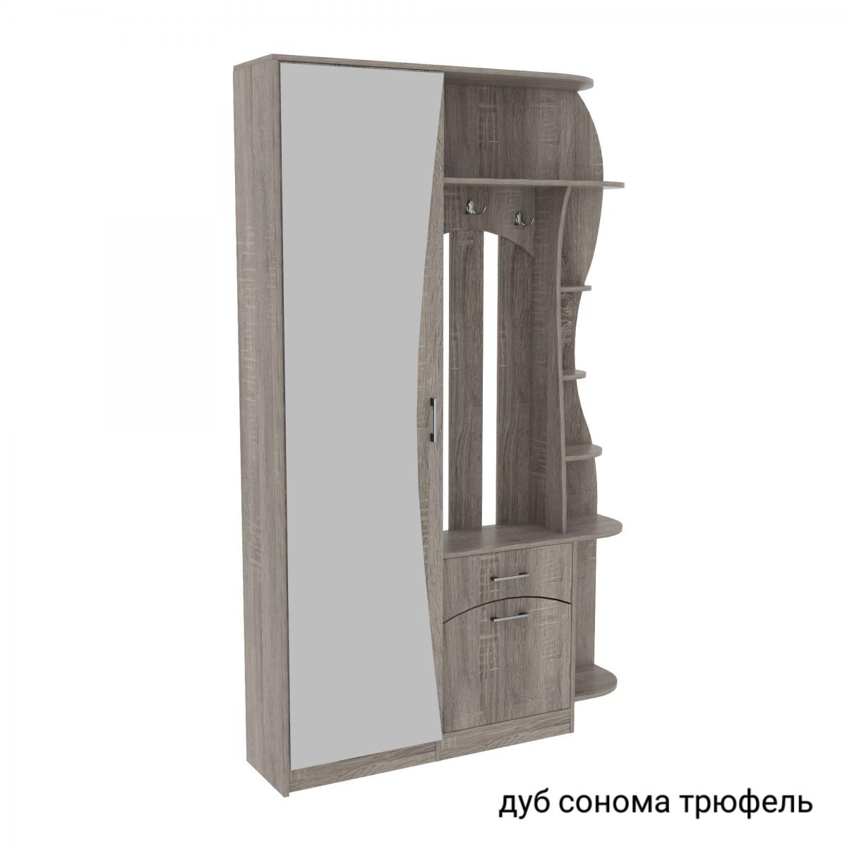Прихожая SOLO 9 1300мм Дуб Сонома Трюфель
