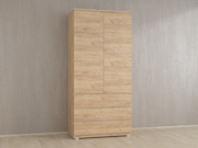Шкаф с полками без ручек Б-1 дуб крафт