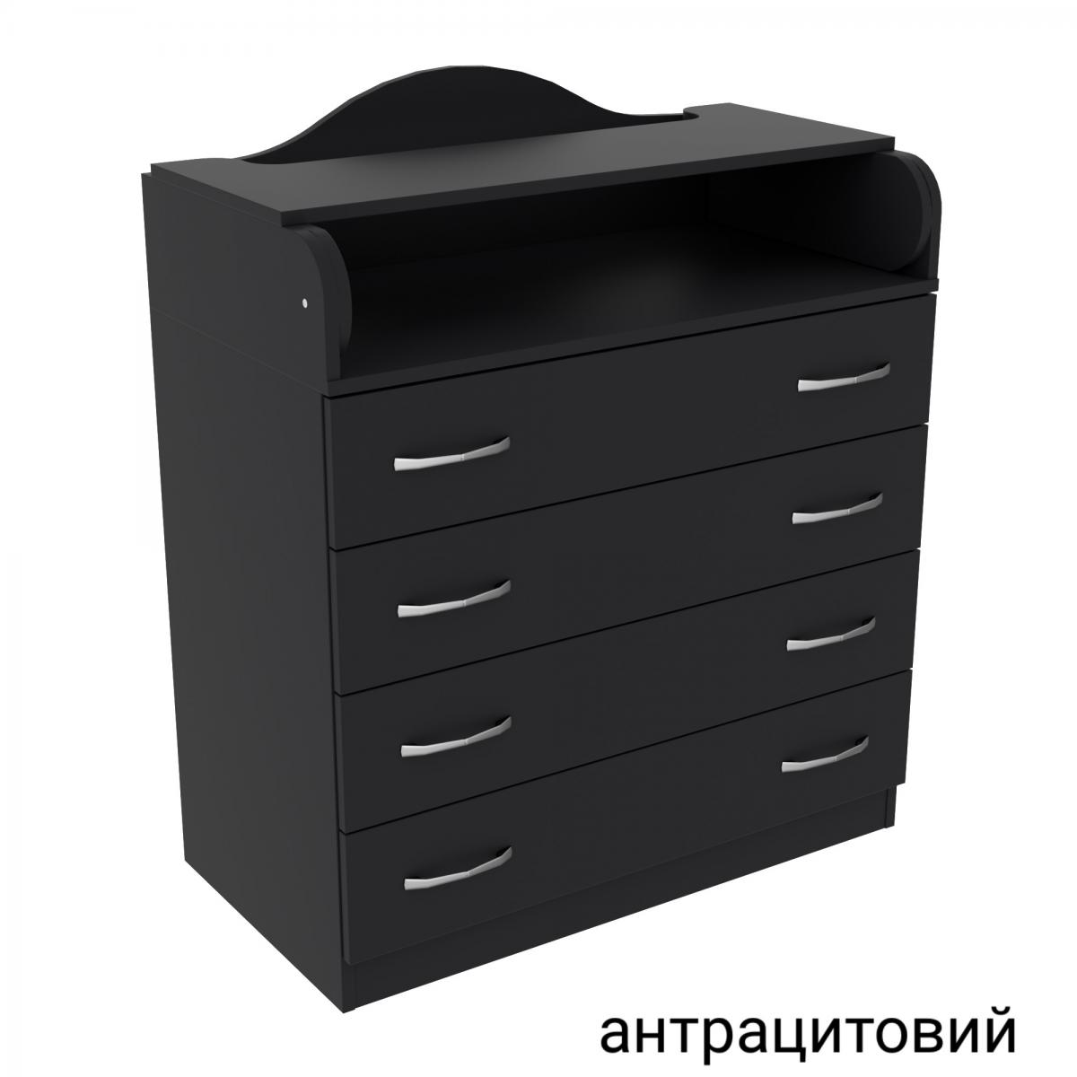 Комод пеленальный -1 антрацытовый