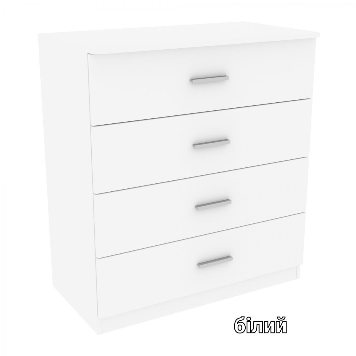 Комод Сабріна №1 ДСП (900 х 500 х 1000) - 2 белый