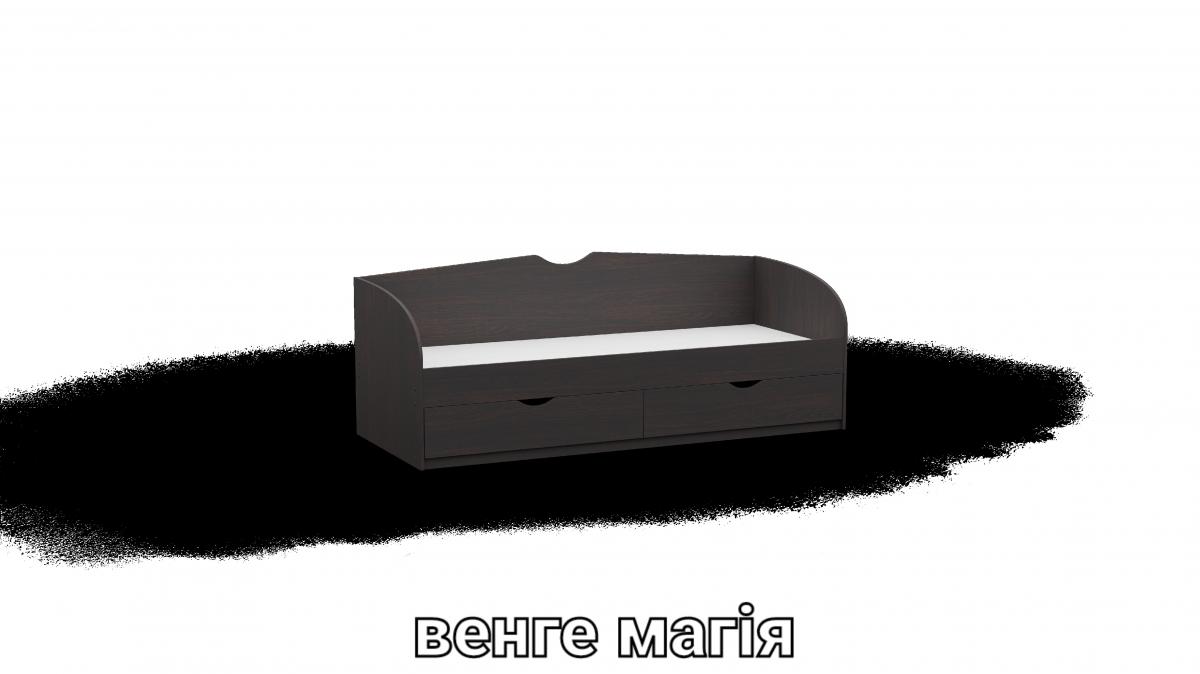 Кровать односпальна L10 венге магия