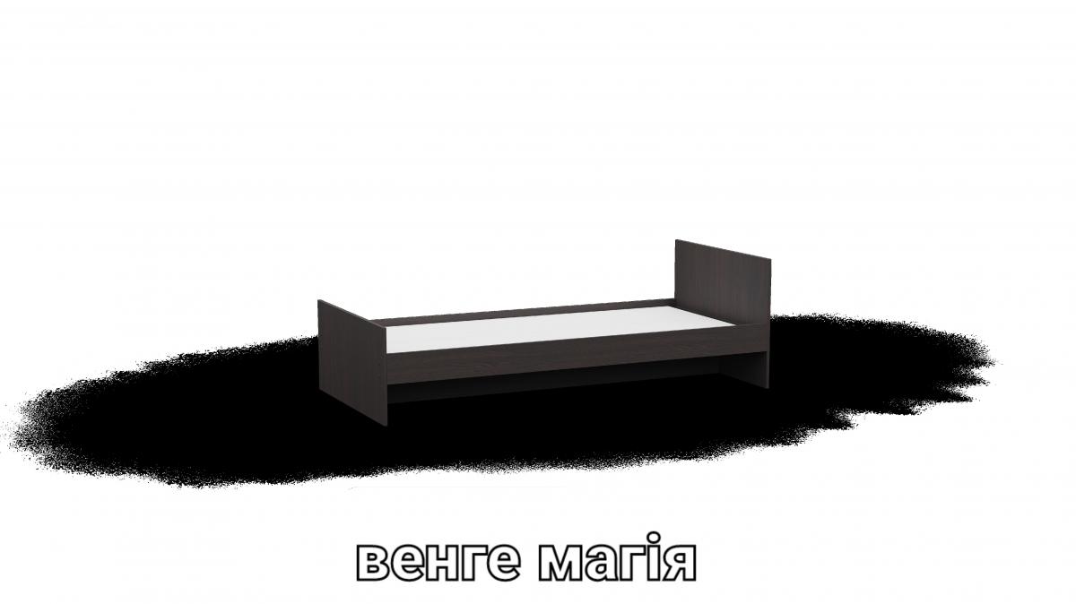 Кровать односпальна L12 венге магия