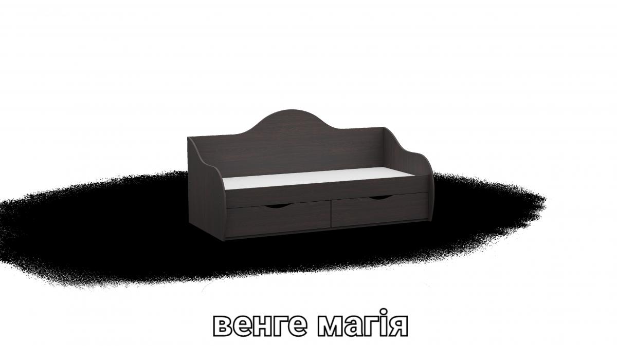 Кровать односпальна L2 венге магия