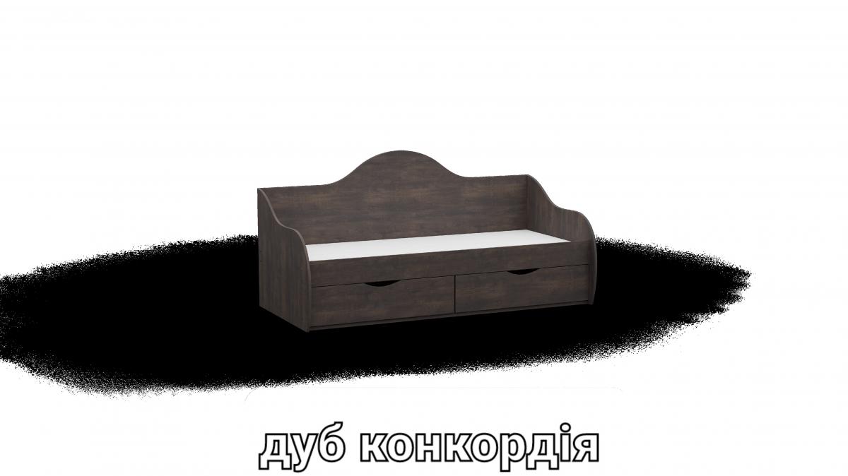 Кровать односпальна L2 дуб конкордия