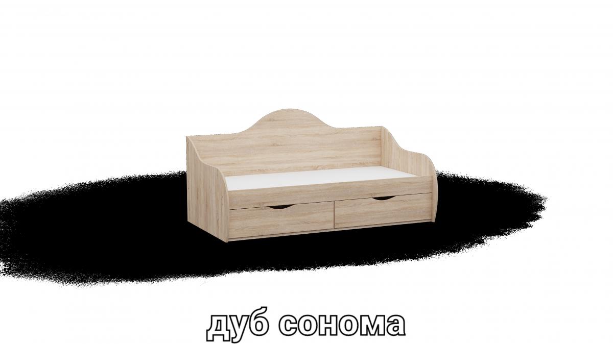 Кровать односпальна L4 дуб сонома