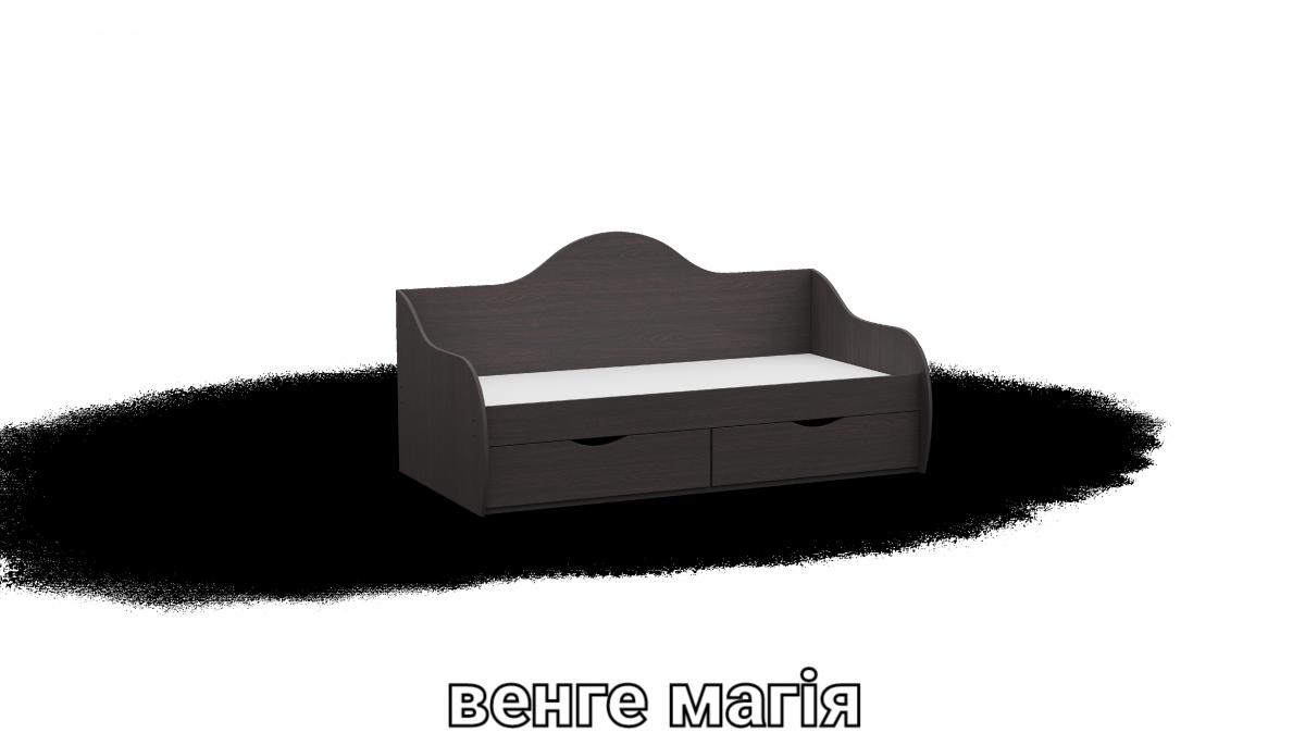 Кровать односпальна L4 венге магия