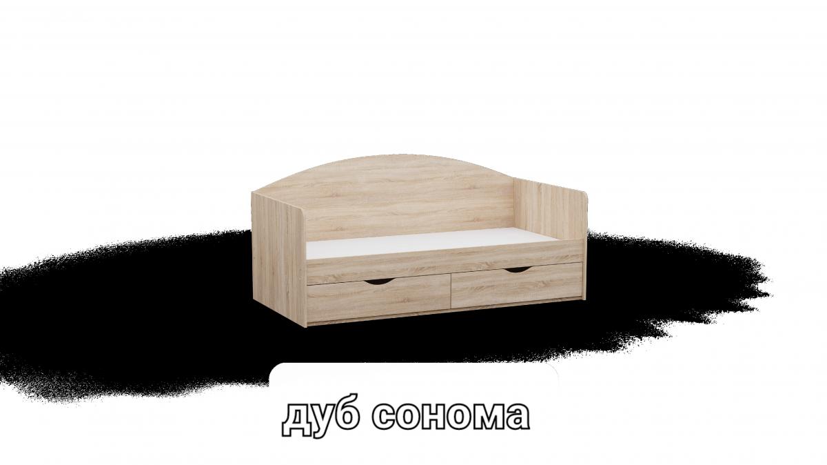 Кровать односпальна L5 дуб сонома