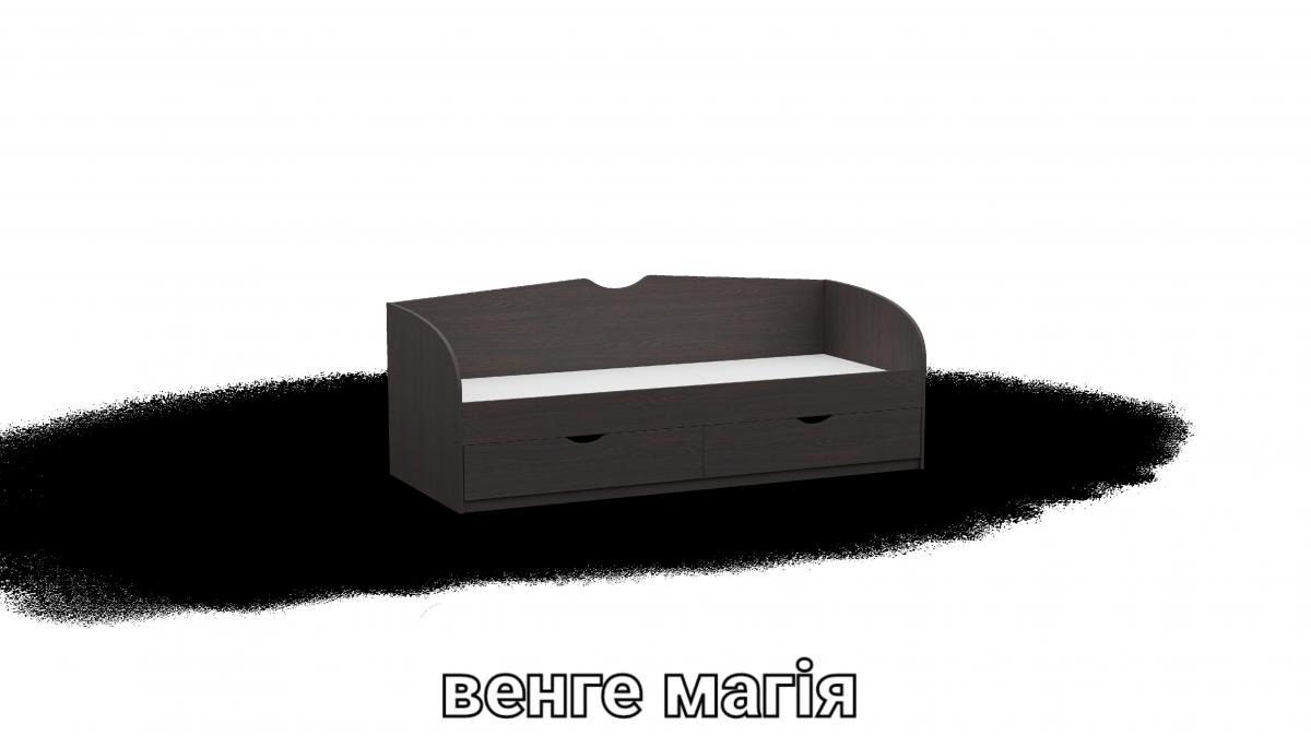 Кровать односпальна L6 венге магия