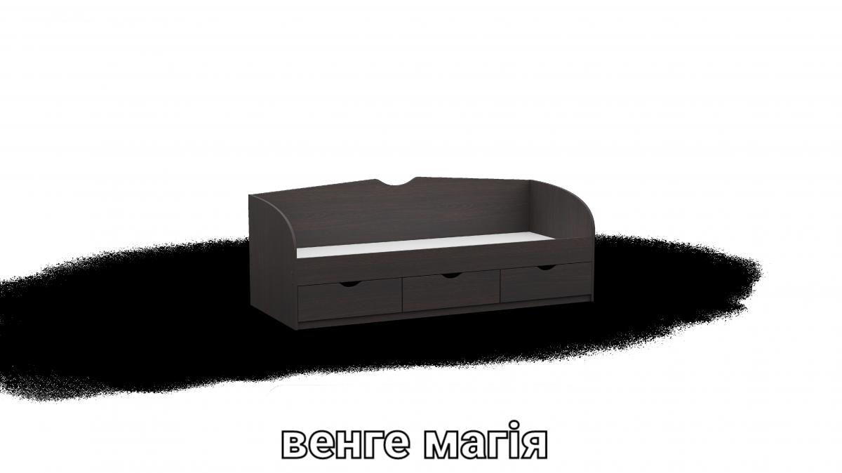 Кровать односпальна L8 венге магия