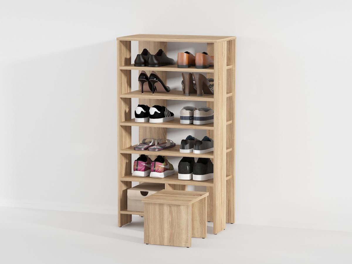 Стеллаж под обувь А 79 дуб сонома